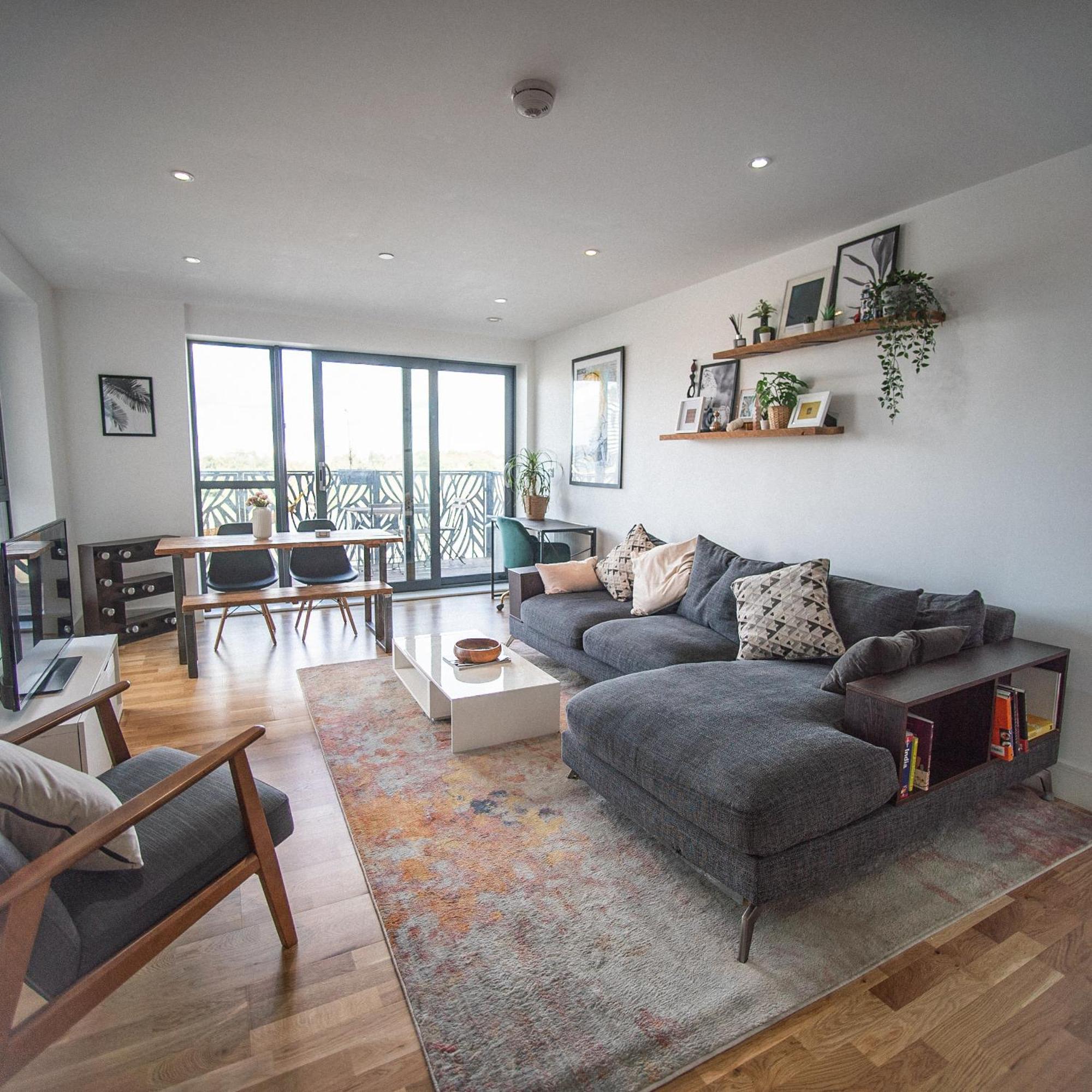 Stunning Riverside View Apartment, Near Canary Wharf & O2 London Luaran gambar